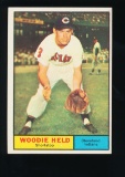 1961 Topps Baseball Card #60 Woodie Held Cleveland Indians