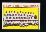 1964 Topps Baseball Card #433 New York Yankees Team
