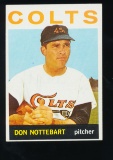 1964 Topps Baseball Card #434 Don Nottebart Houston Colts