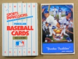 1987 Sports Impressions Porcelain Baseball Card. Yankee Tradition Mantle &