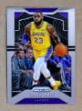 2019-20 Panini Prizm Basketball Card #129 LeBron James Los Angeles Lakers