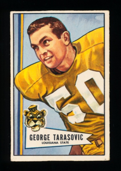 1952 Bowman ROOKIE Football Card #94 Rookie George Tarasovic Pittsburgh Ste
