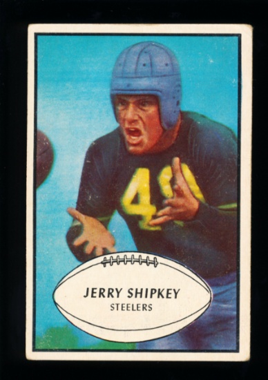 1953 Bowman Football Card #82 Gerald Shipkey Pittsburgh Steelers