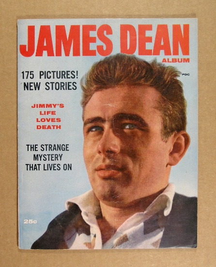 1956 Ideal Publishing "James Dean Album" Magazine.  Nice condition.  Great