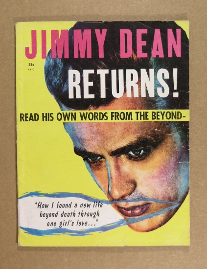 1956 "Jimmy Dean Returns!" Magazine.  Nice condition.  Great cover.