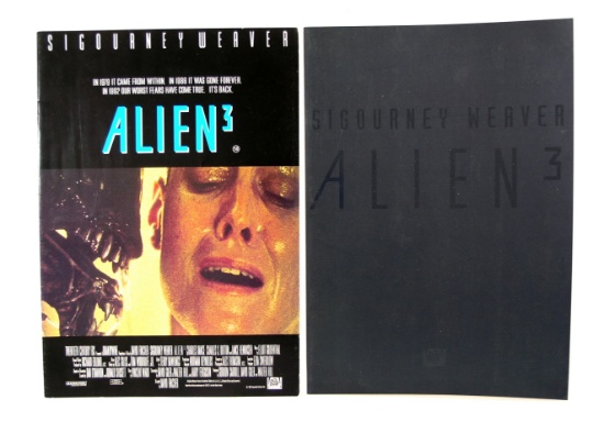 1992 "Alien 3" Movie Pressbook and Premier Program