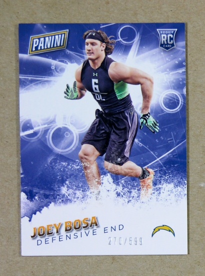 2016 Panini Fathers Day ROOKIE Football Card #54 Rookie Joey Bosa San Diego