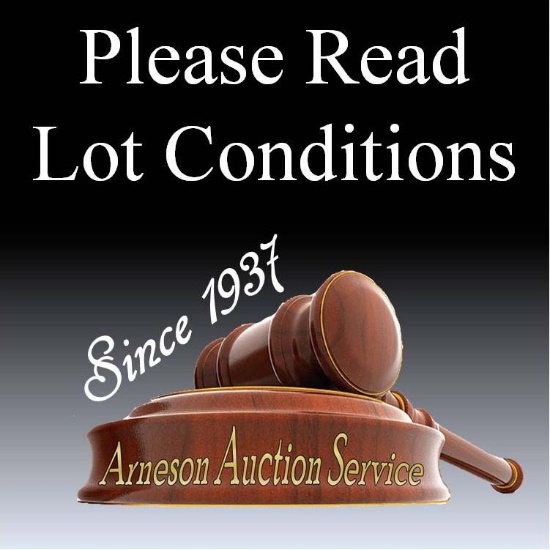 PLEASE NOTE ABOUT LOT CONDITIONS: Conditions on any item in this auction, a