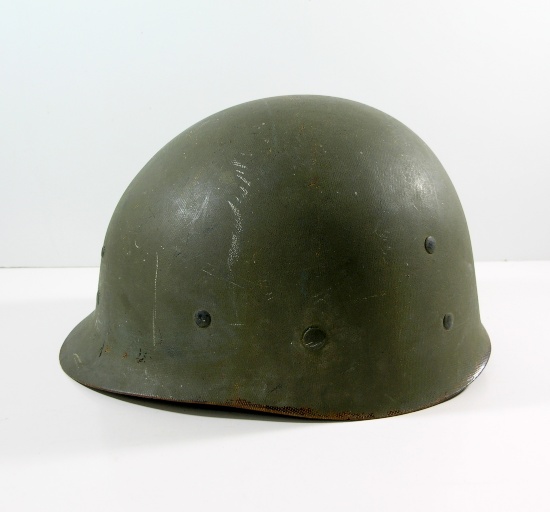 WWII U.S. Army M-1 Helmet - Westinghouse Liner.  It has the Westinghouse ma