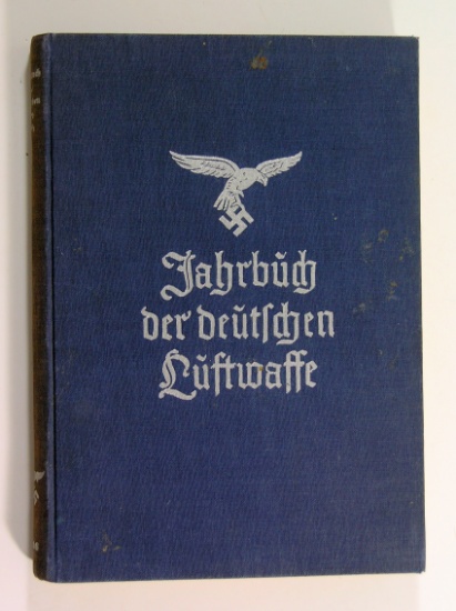 WWII 1938 German Air Force/Luftwaffe Yearbook.  Hardcover "Jahrbuch der deu