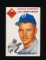 1954 Topps ROOKIE Baseball Card #209 Rookie Charlie Thompson Brooklyn Dodge