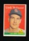 1958 Topps Baseball Card #180 Lindy McDaniel St Louis Cardinals