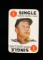 1968 Topps Game Card #2 of 33 Hall of Famer Mickey Mantle New York Yankees