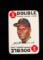 1968 Topps Game Card #6 of 33 Hall of Famer Roberto Clemente Pittsburgh Pir