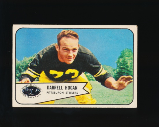 1954 Bowman Football Card #37 Darrell Hogan Pittsburgh Steelers