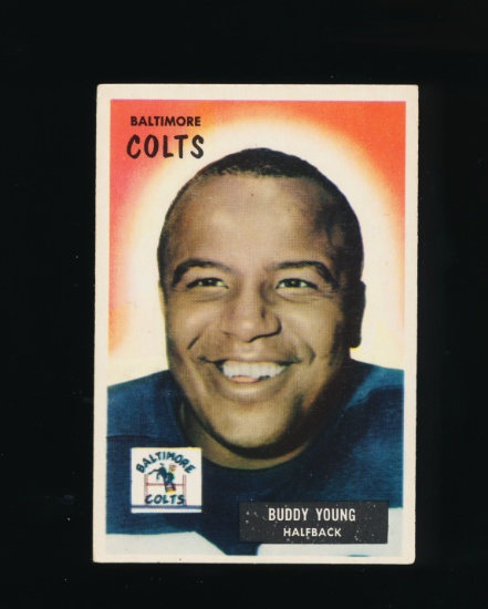 1955 Bowman Football Card #65 Buddy Young Baltimore Colts