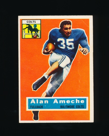 1956 Topps Football Card #12 Alan Ameche Baltimore Colts