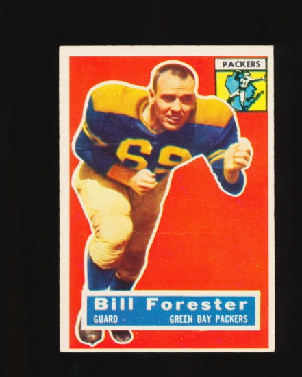 1956 Topps ROOKIE Football Card #79 Rookie Bill Forester Green Bay Packers
