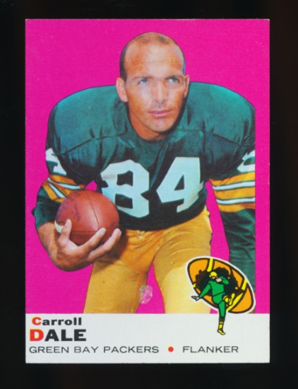 1969 Topps Football Card #77 Carroll Dale Green Bay Packers
