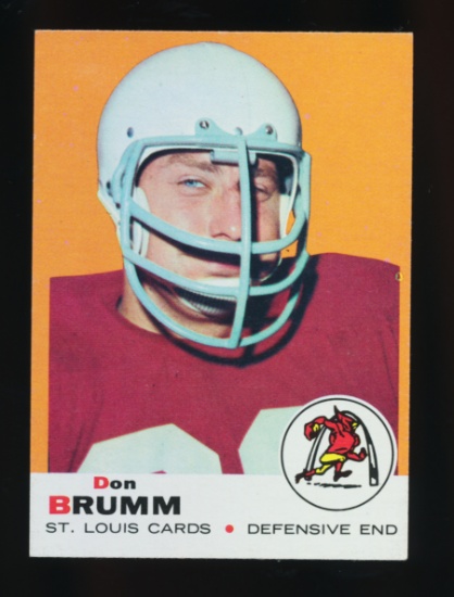 1969 Topps Football Card #87 Don Brumm St Louis Cardinals
