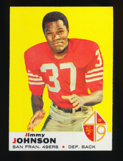 1969 Topps Football Card #113 Hall of Famer Jim Johnson San Francisco 49ers