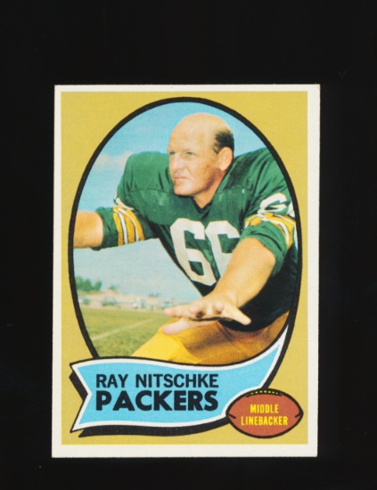 1970 Topps Football Card #55 Hall of Famer Ray Nitschke Green Bay Packers