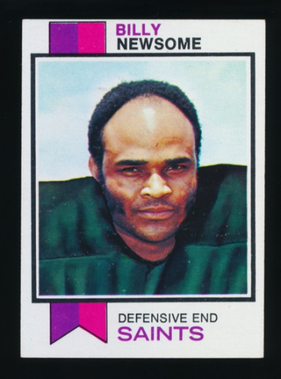 1973 Topps Football Card #218 Billy Newsome New Orleans Saints