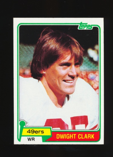 1981 Topps ROOKIE Football Card #422 Rookie Dwight Clark San Francisc 49ers