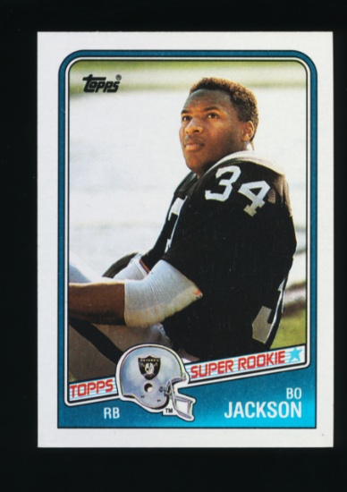 1988 Topps ROOKIE Football Card #327 Rookie Bo Jackson Los Angeles Raiders