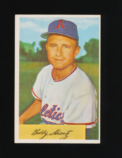 1955 Bowman Baseball Card #19 Bobby Schantz Philadelphia Athletics