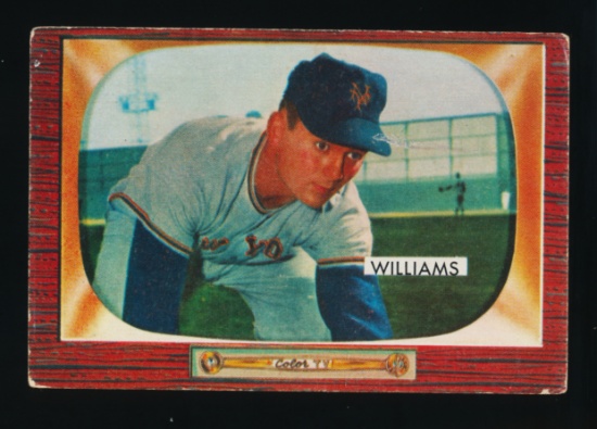 1955 Bowman Baseball Card #138 Davey Williams NewYork Giants