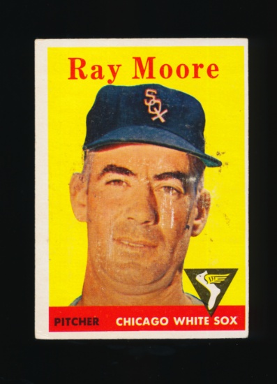 1958 Topps Baseball Card #249 Ray Moore Chicago White Sox
