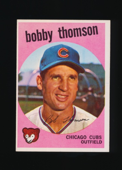 1959 Topps Baseball Card #429 Bobby Thomson Chicago White Sox