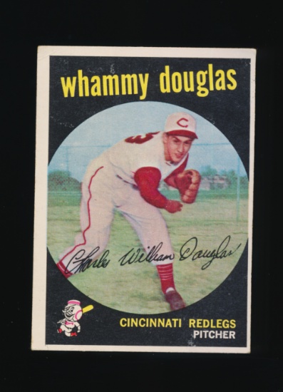1959 Topps Baseball Card #431 Whammy Douglas Cincinnati Redlegs