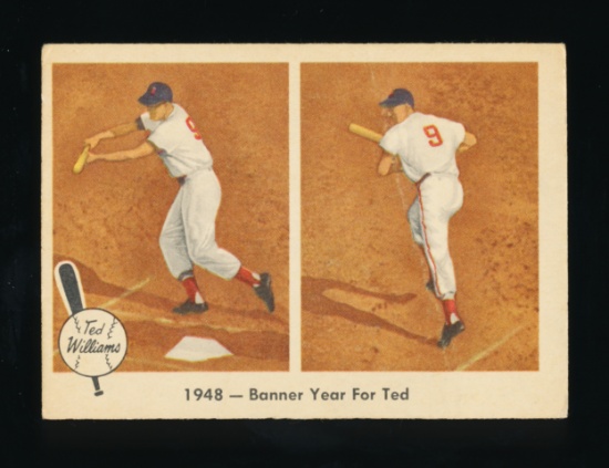 1960 Fleer "Ted Williams Baseballs Greatest Baseball Card #36 "1948-Banner