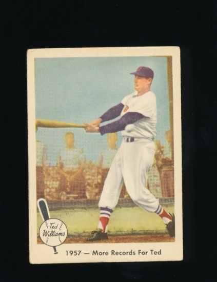 1960 Fleer "Ted Williams Baseballs Greatest Baseball Card #60 "1957-More Re