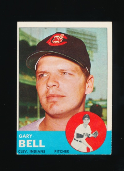 1963 Topps Baseball Card #129 Gary Bell Cleveland Indians