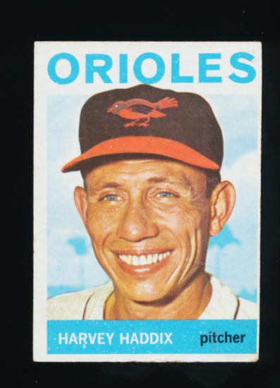 1964 Topps Baseball Card #439 Harvey Haddix Baltimore Orioles