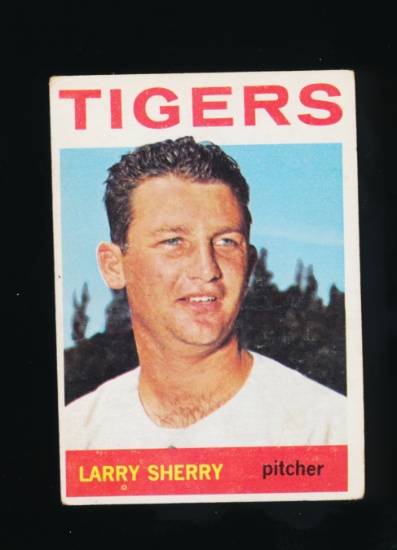 1964 Topps Baseball Card #474 Larry Sheery Detroit Tigers