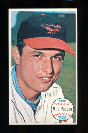 1965 Topps Giants Baseball Card #5 Milt Pappas Baltimore Orioles