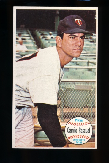 1964 Topps Giants Baseball Card #32 Camilo Pascual Minnesota Twins