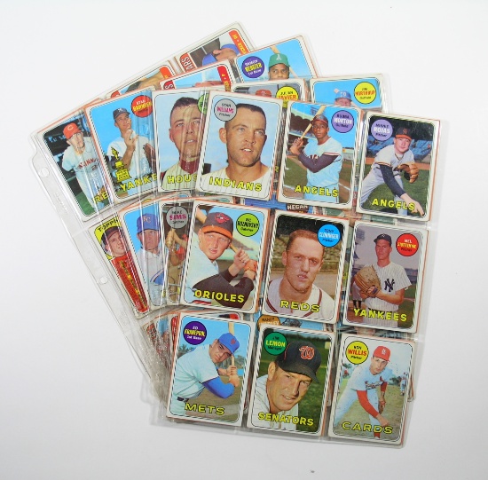 (72) 1969 Topps Football Cards VG/EX Conditions