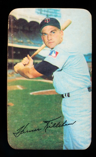 1970 Topps Super Baseball Card #4 Hall of Famer Harmon Killebrew Minnesota