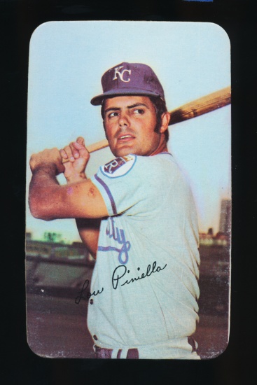 1971 Topps Super Baseball Card #62 Lou Pinella Kansas City Royals