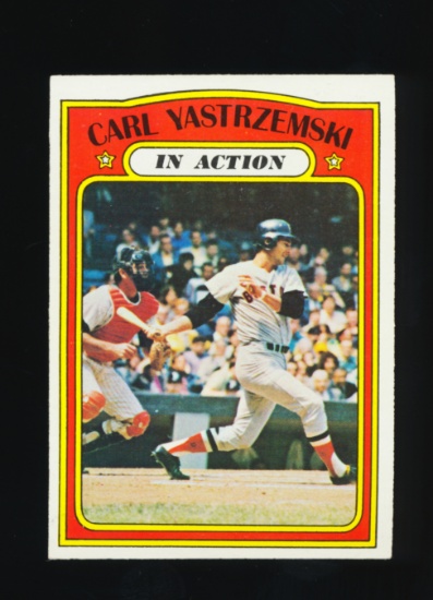 1972 Topps Baseball Card #38 Hall of Famer Carl Yastrzemski Boston Red Sox