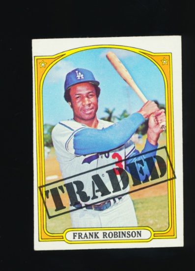 1972 Topps Baseball Card #754 Hall of Famer Frank Robinson LosAngeles Dodge
