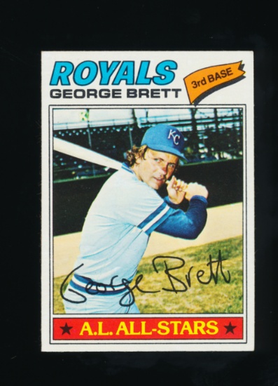 1977 Topps Baseball Card #580 Hall of Famer George Brett Kansas City Royals