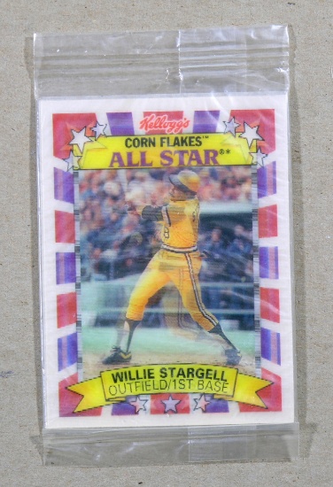 1992 Kelloggs Corn Flakes  All-Star 3D Baseball Card Willie Stargell Still