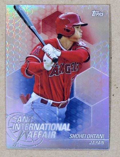 2018 Topps "International Affair" ROOKIE Baseball Card #IA-SO Shohei Ohtani