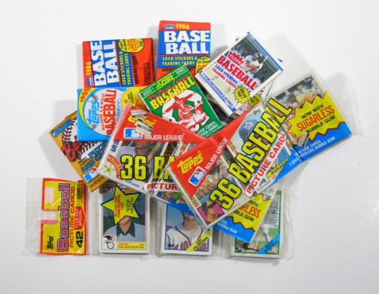 1980-90s Wax Pack and Rak-Pak Baseball Cards